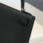 hm kelly mini 19 black epsom calfskin gold hardware