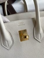hm birkin 25cm cream togo leather gold hardware