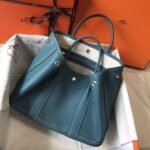 HERM Garden Party 30 Bag In Blue Jean Taurillon Leather - 图片 2