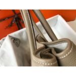 HERM Garden Party 30 Bag In Grey Taurillon Leather - 图片 3