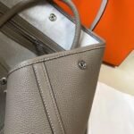 HERM Garden Party 30 Bag In Grey Taurillon Leather - 图片 7