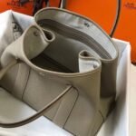 HERM Garden Party 30 Bag In Grey Taurillon Leather - 图片 8