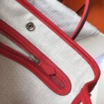 HERM Garden Party 30 Bag In Red Taurillon Leather - 图片 6