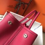 HERM Garden Party 30 Bag In Rose Red Taurillon Leather - 图片 2