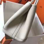 HERM Garden Party 30 Bag In White Taurillon Leather - 图片 2