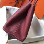 HERM Garden Party 36 Bag In Bordeaux Clemence Leather - 图片 2