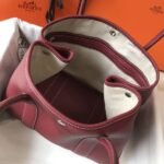 HERM Garden Party 36 Bag In Bordeaux Clemence Leather - 图片 8