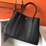 HERM Garden Party 36 Bag In Black Clemence Leather