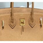 HERM Birkin 25cm Bag In Chai Clemence Leather GHW - 图片 6