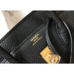 HERM Birkin 25cm Bag In Black Clemence Leather GHW - 图片 4