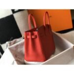 HERM Birkin 25cm Bag In Red Clemence Leather GHW - 图片 5