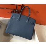HERM Blue Agate Clemence Birkin 30cm Bag - 图片 2