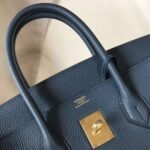 HERM Blue Agate Clemence Birkin 30cm Bag - 图片 6