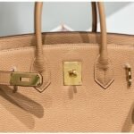 HERM Birkin 30cm Bag In Chai Clemence Leather GHW - 图片 5