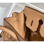 HERM Birkin 30cm Bag In Chai Clemence Leather GHW - 图片 8
