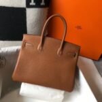 HERM Birkin 30cm Bag In Gold Clemence Leather GHW - 图片 2