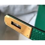 HERM Birkin 30cm Bag In Vert Vertigo Clemence Leather GHW - 图片 5