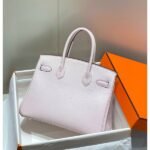 HERM Birkin 30cm Bag In Mauve Pale Clemence Leather PHW - 图片 2