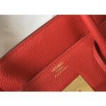 HERM Birkin 30cm Bag In Red Clemence Leather GHW - 图片 7