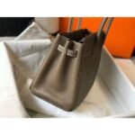 HERM Birkin 30cm Bag In Taupe Clemence Leather GHW - 图片 3
