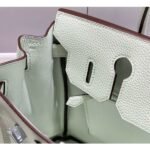 HERM Birkin 30cm Bag In Vert Fizz Clemence Leather PHW - 图片 7