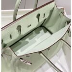 HERM Birkin 30cm Bag In Vert Fizz Clemence Leather PHW - 图片 9