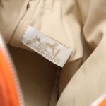 HERM Medium Bolide Travel Case In Orange Cotton - 图片 5