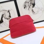 HERM Medium Bolide Travel Case In Red Cotton - 图片 2