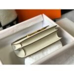 HERM White Constance MM 24cm Epsom Leather Bag - 图片 3