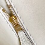 HERM White Constance MM 24cm Epsom Leather Bag - 图片 10