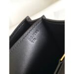 HERM Black Constance MM 24cm Epsom Leather Bag - 图片 9