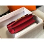 HERM Red Constance MM 24cm Epsom Leather Bag - 图片 3