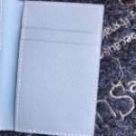 HERM MC?? Euclide Card Holder In Blue Lin Epsom Leather - 图片 4