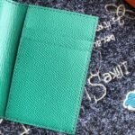 HERM MC?? Euclide Card Holder In Green Epsom Leather - 图片 4