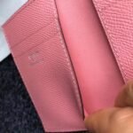 HERM MC?? Euclide Card Holder In Pink Epsom Leather - 图片 5