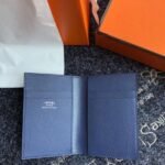 HERM MC?? Euclide Card Holder In Sapphire Epsom Leather - 图片 2
