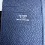 HERM MC?? Euclide Card Holder In Sapphire Epsom Leather - 图片 3