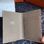 HERM MC?? Euclide Card Holder In Taupe Epsom Leather - 图片 2