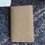 HERM MC?? Euclide Card Holder In Taupe Epsom Leather