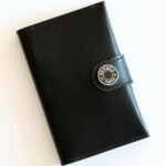 HERM R.M.S Card Holder in Black Box Calfskin