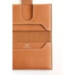 HERM R.M.S Card Holder in Gold Evergrain Calfskin - 图片 3