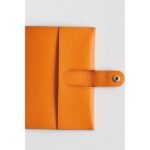 HERM R.M.S Passport Holder in Apricot Evercolor Calfskin - 图片 3
