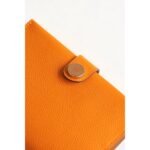 HERM R.M.S Passport Holder in Apricot Evercolor Calfskin - 图片 6