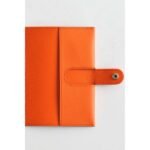 HERM R.M.S Passport Holder in Orange Evercolor Calfskin - 图片 3