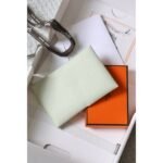 HERM Calvi Duo Verso Card Holder in Vert Fizz Mysore Goatskin - 图片 5