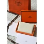 HERM Calvi Duo Card Holder in Mushroom Mysore Goatskin - 图片 3