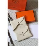 HERM Calvi Duo Card Holder in Mushroom Mysore Goatskin - 图片 4