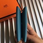 HERM Calvi Card Holder In Blue Jean Epsom Leather - 图片 2