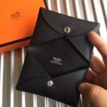 HERM Calvi Card Holder In Black Epsom Leather - 图片 3