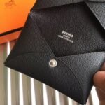 HERM Calvi Card Holder In Black Epsom Leather - 图片 4